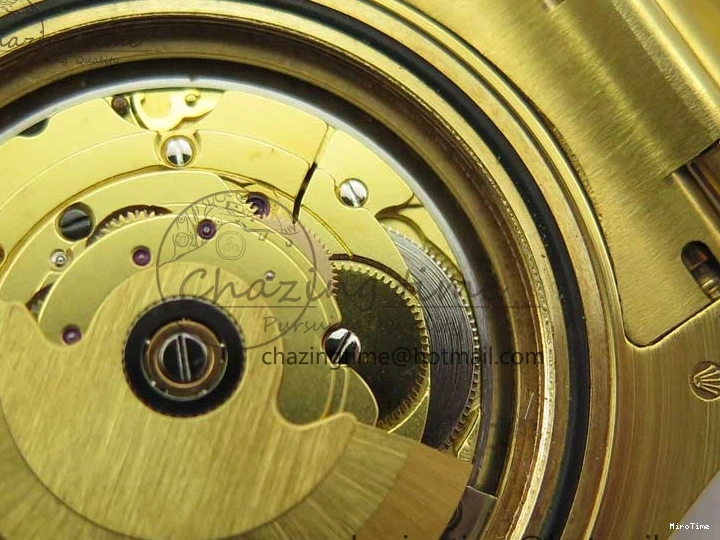 MiroTime 0111 WaterResistant Submariner 116618 LN D1F Best Edition YG Wrapped Black Dial on YG Wrapped Bracelet A 2588